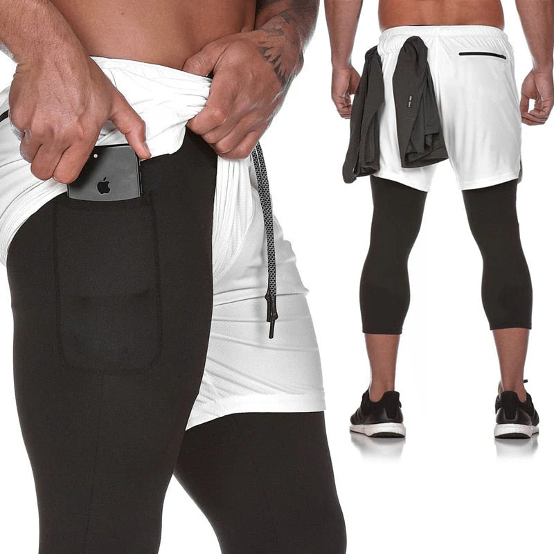 Short 2 em 1 com Calça de Compressão - Image 10