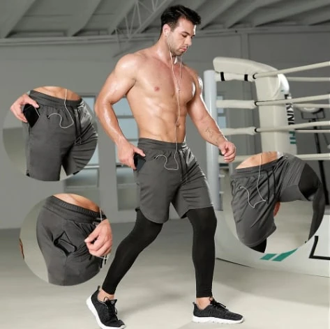 Short 2 em 1 com Calça de Compressão - Image 15