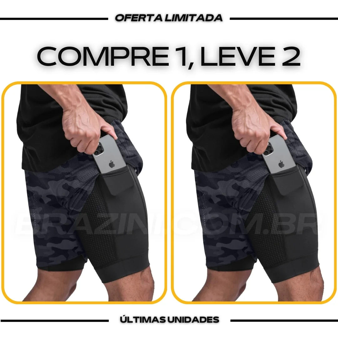 Shorts Dry-Fit™ de Compressão BZN - COMPRE 1 LEVE 2 - Image 18