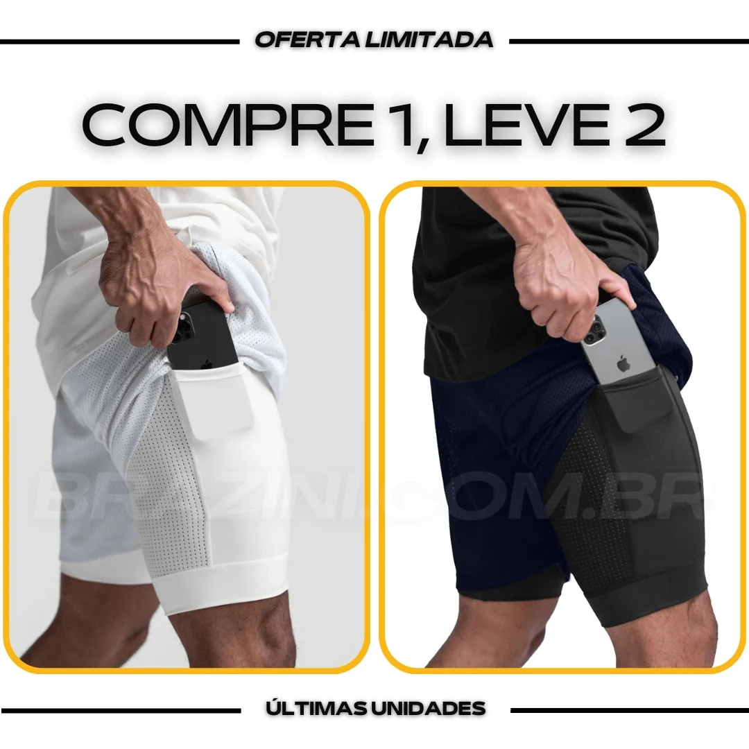 Shorts Dry-Fit™ de Compressão BZN - COMPRE 1 LEVE 2 - Image 20