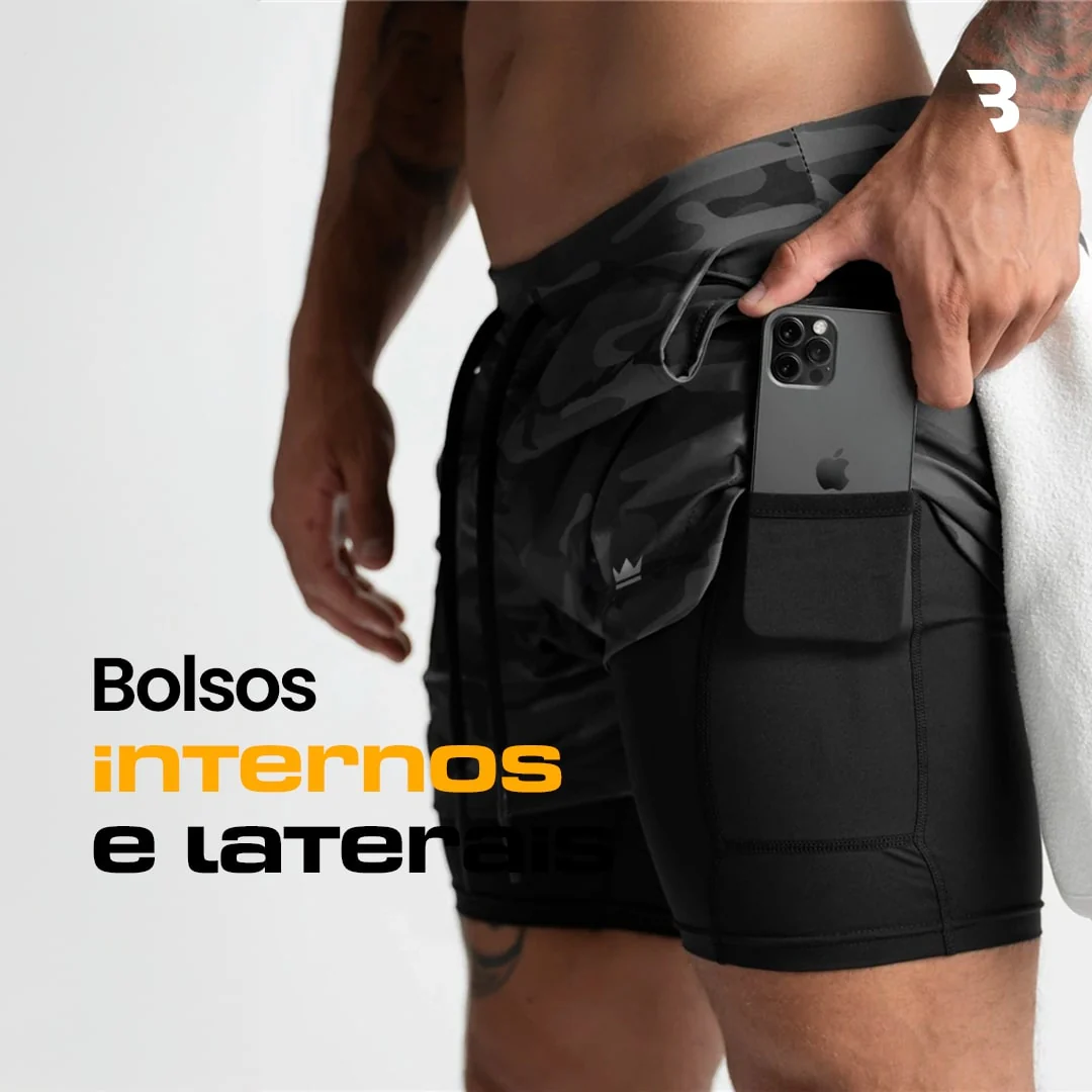 Shorts Dry-Fit™ de Compressão BZN - COMPRE 1 LEVE 2 - Image 4