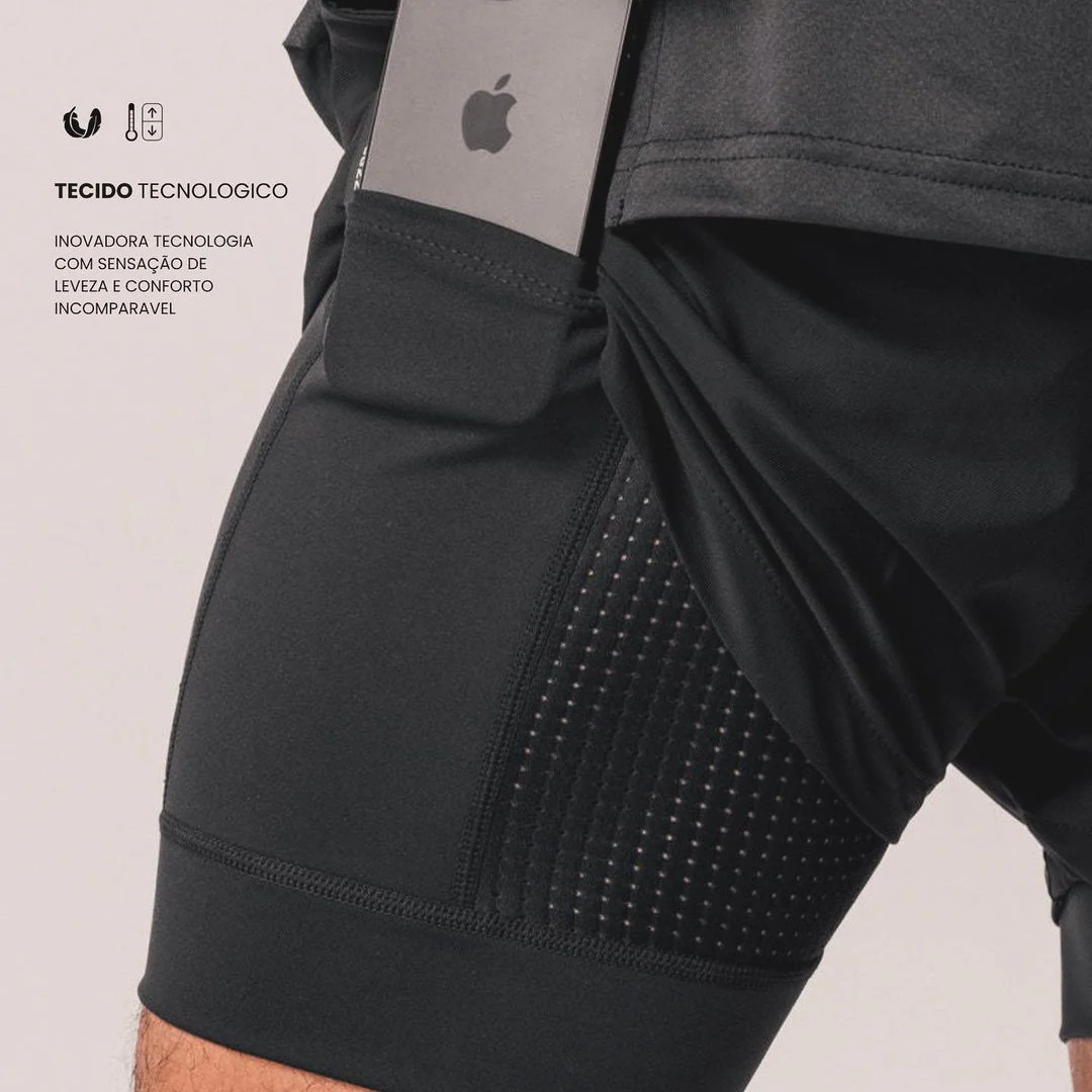 - KIT 1 Shorts de Compressão + 1 Camiseta Tech Dry-Fit™ BZN - Image 12