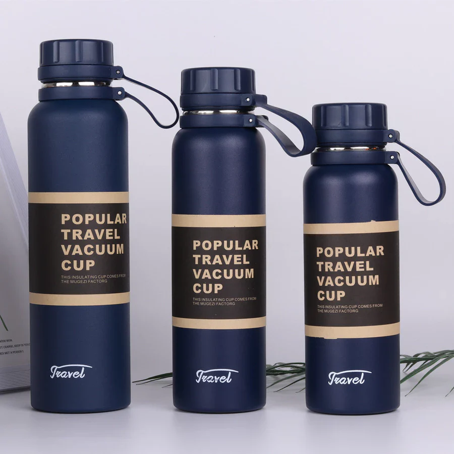 Garrafa Térmica em Aço Inoxidável 650ml / 850ml / 1100ml – Travel à Vácuo, Esportiva e Antivazamento - Image 15