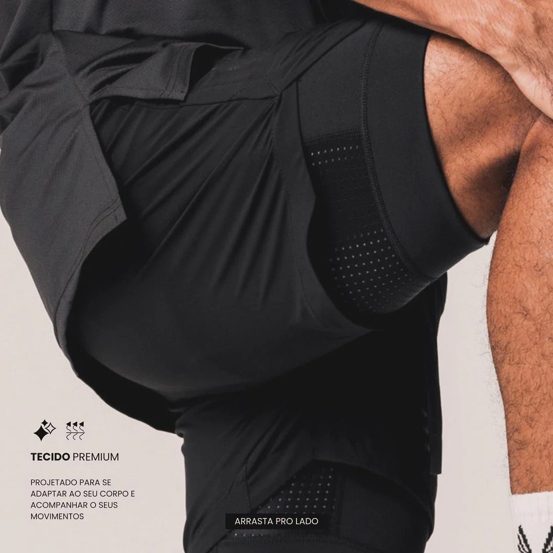 - Kit Campeão: 2 Shorts Dry-Fit™ de Compressão + 2 Camisetas Tech DryFit™ BZN - Image 23