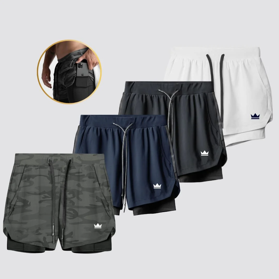 - Kit Shorts Dry-Fit™ de Compressão BZN - COMPRE 2 LEVE 4 - Image 20
