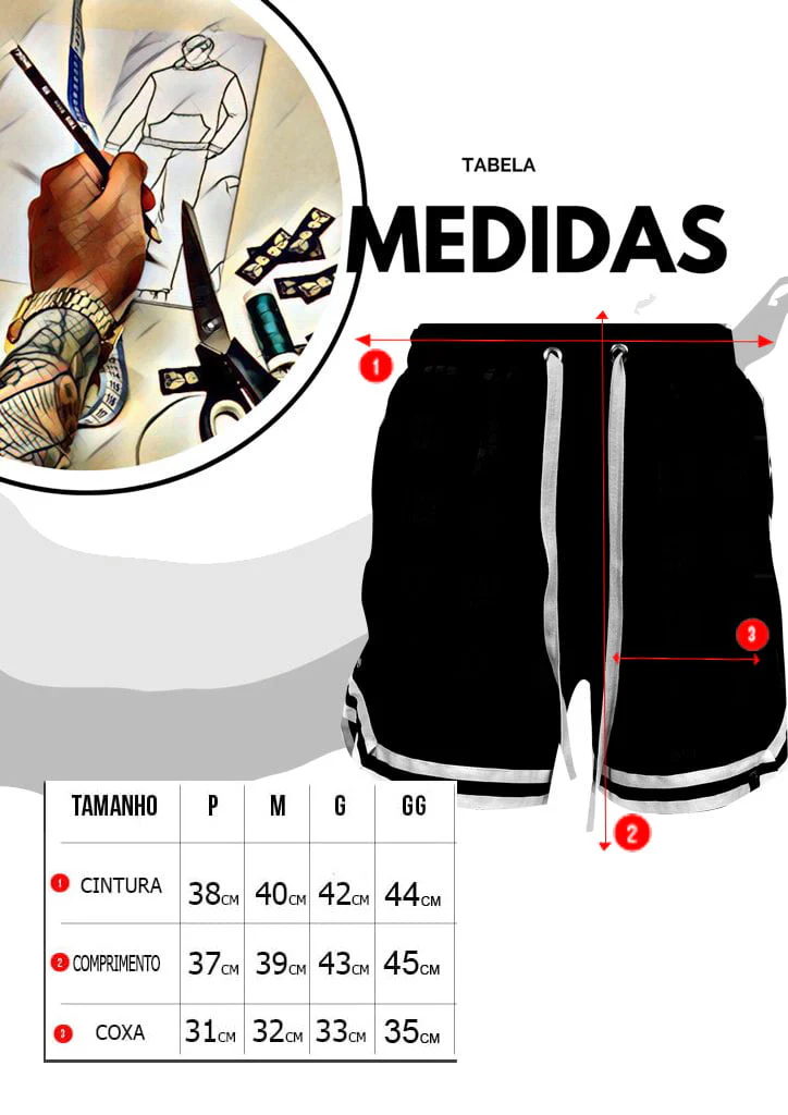 Short esportivo masculino - Image 7